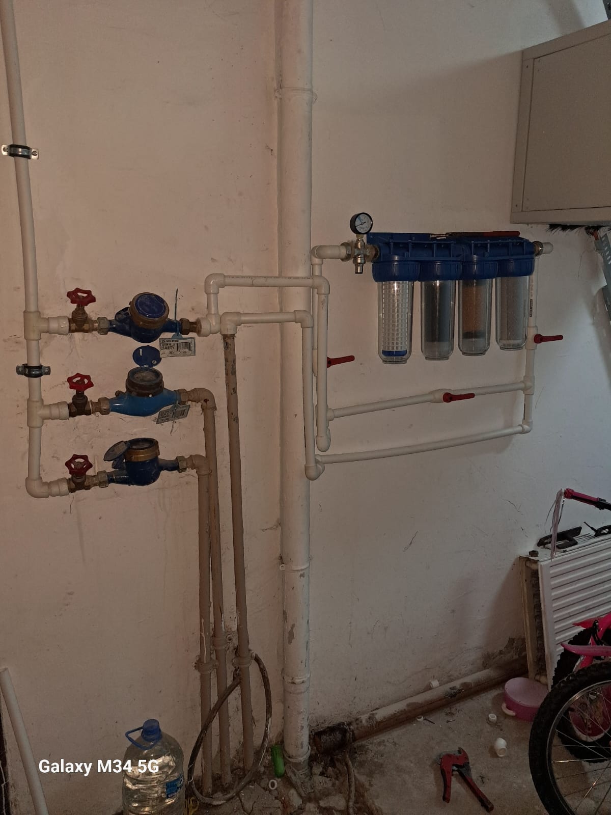  Daire İçi Sıcak ve Soğuk Su Tesisat Montajı